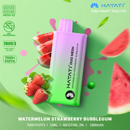 vattenmelon jordgubbsbubbelgum