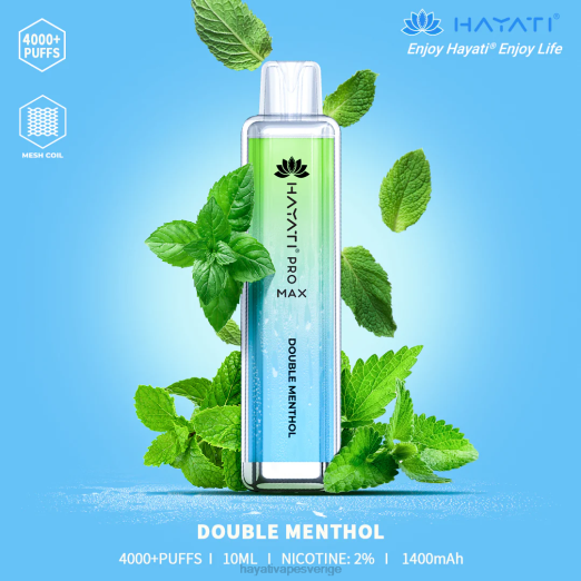Hayati Pro Max disponibel - XN08102 Hayati Stockholm dubbel mentol