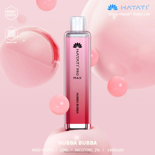 Hayati Pro Max disponibel - XN08106 Hayati Vape Review hubba bubba