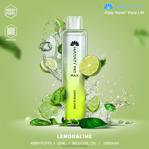 Hayati Pro Max disponibel - XN08109 Hayati Flavour Vapes citron lime