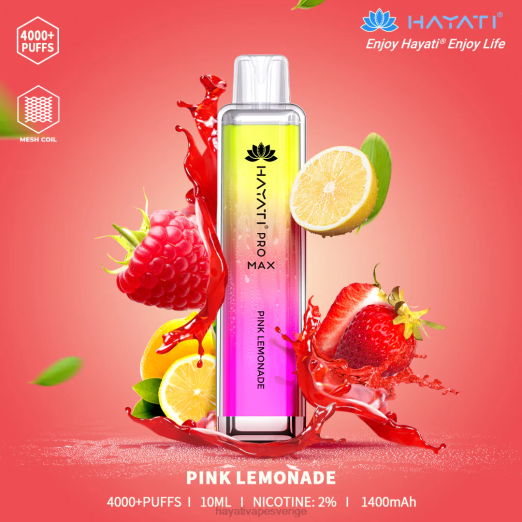 Hayati Pro Max disponibel - XN08115 Hayati Vape Near Me rosa lemonad