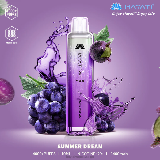 Hayati Pro Max disponibel - XN08124 Hayati Vape Flavours sommardröm