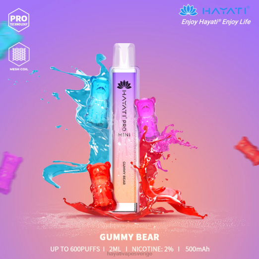Hayati Pro Mini disponibel - XN0810 Hayati Vape Shop gummibjörn