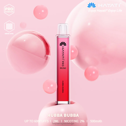 Hayati Pro Mini disponibel - XN0811 Hayati Sverige hubba bubba