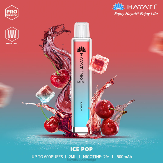 Hayati Pro Mini disponibel - XN0818 Hayati Flavour List isglass