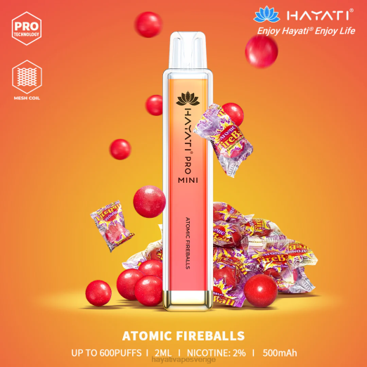 Hayati Pro Mini disponibel - XN081 Hayati Sverige atomärt eldklot