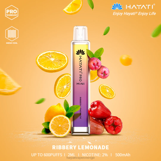 Hayati Pro Mini disponibel - XN0820 Hayati Vape Shop rivig lemonad