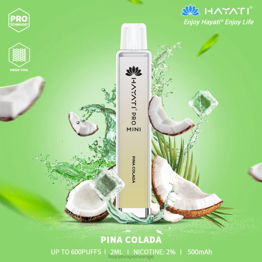 Hayati Pro Mini disponibel - XN0829 Hayati Flavour Vapes pina colada