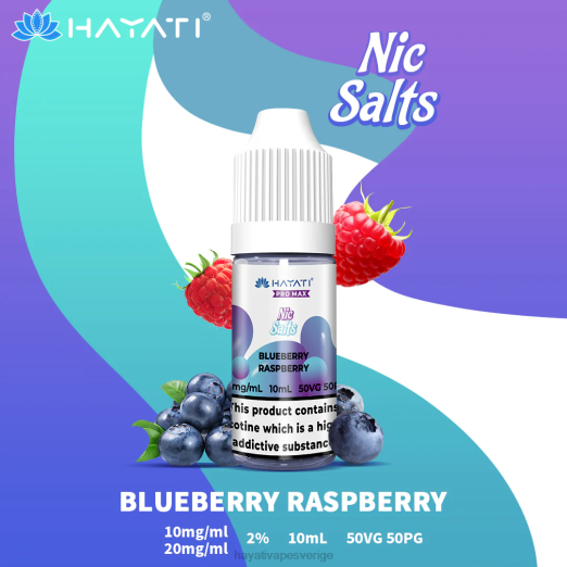 Hayati Pro Max fina salter - XN08235 Hayati Vape Near Me blåbärshallon