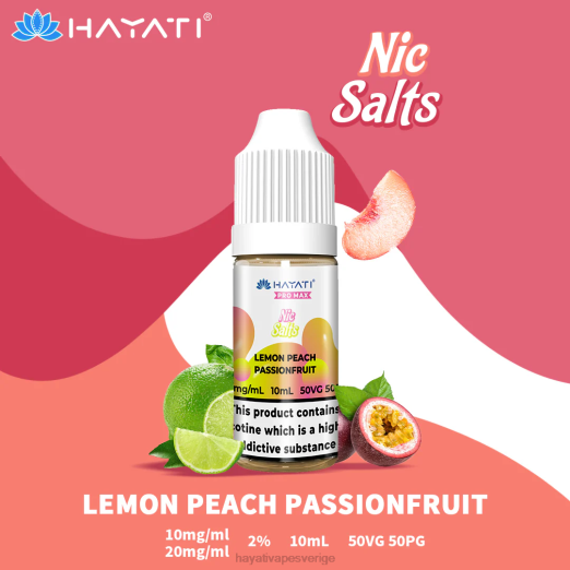 citron persika passionsfrukt