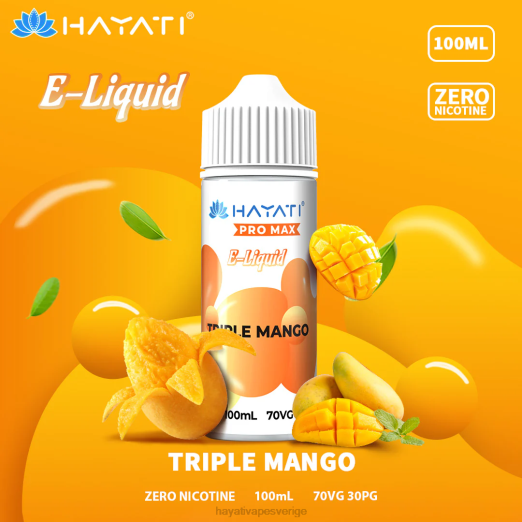 Hayati Pro Max fina salter - XN08258 Hayati Flavour List trippel mango