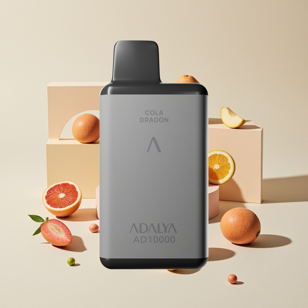 Adalya AD 10000 Puffs Lady Killer Rymdgrå Sverige Grossist Aluminiumrör PC Blå Andningsljus 14 ml 2% Nikotin