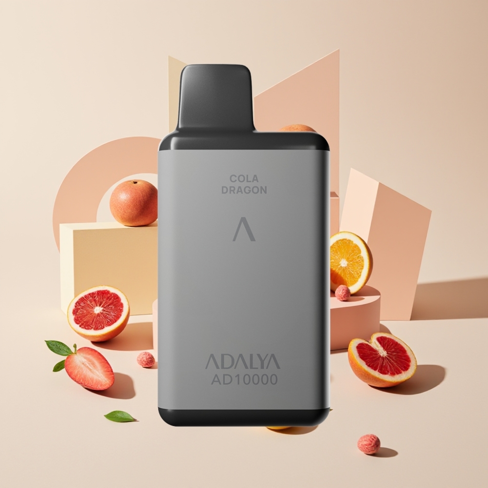 Adalya AD 10000 Puffs Mi Amor Rymdgrå Aluminiumrör PC Blå Andningsljus 14 ml 2% Sverige Grossist