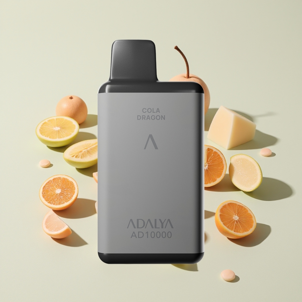 Adalya AD 10000 Puffs Rymdgrå USB-C 14 ml 2% Sverige Grossist Mint Smak