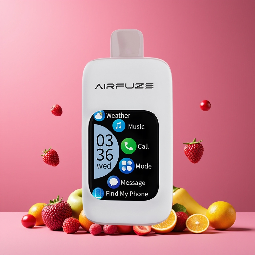 AirFuze Smart 30000 Puff 2.01"TFT Touchscreen 900mAh Type-C Sverige Grossist Bär Explosion