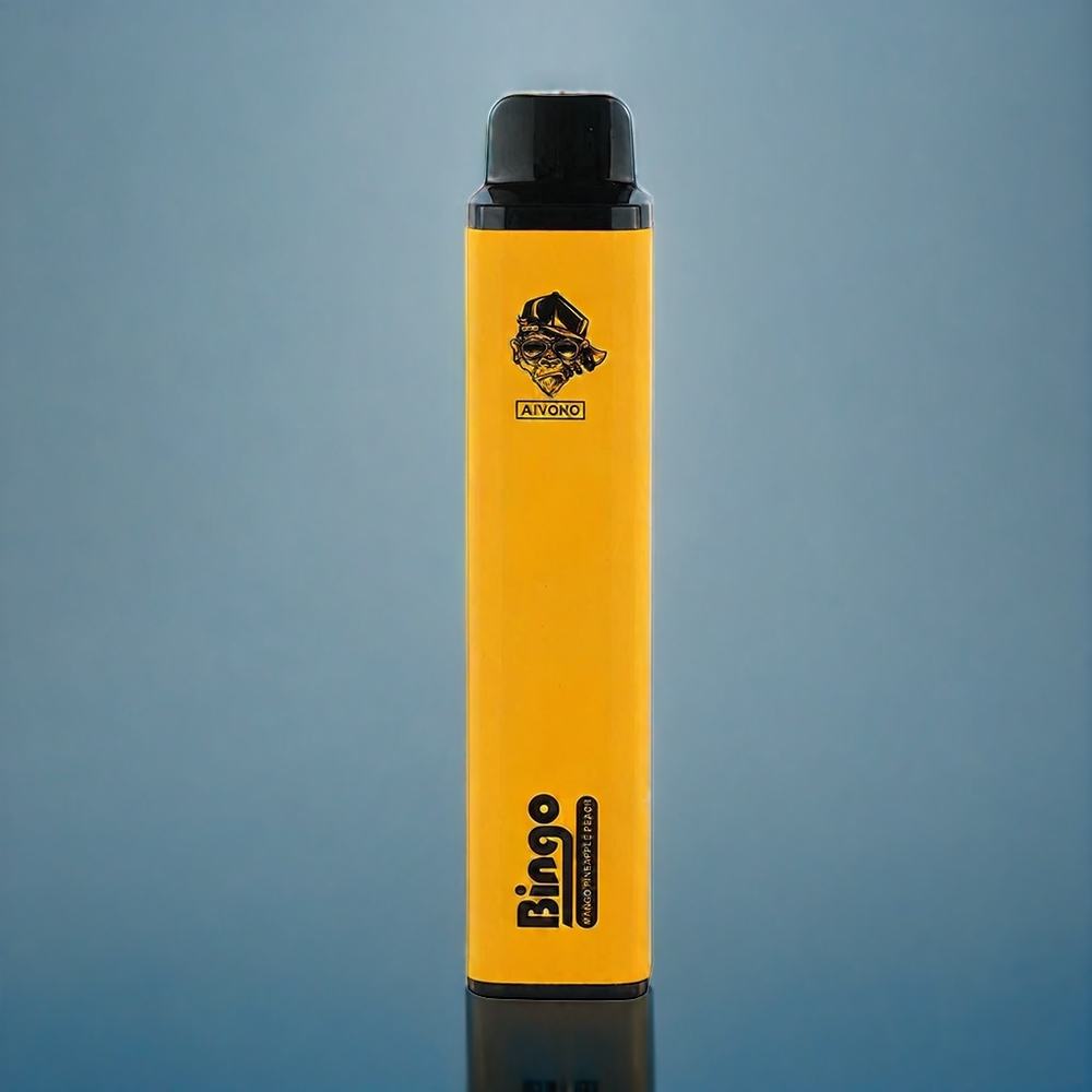 Ananas Persika Aivono Aim Bingo 4000 Puffar Sverige Grossist Kompakt 21x123mm 1000mAh 10mL 3.6-4.2V 10.08W Nikotin 0% 2% 5%