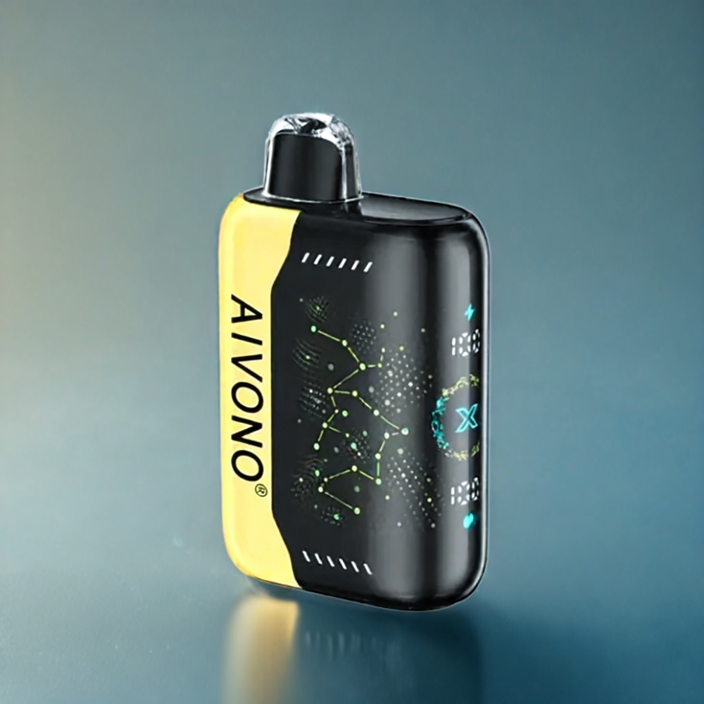 Melon Citron Aivono Aim Boom 25000 Puffar 0%/2%/3%/5% Nikotin 28ml E-Liquid 650mAh Batteri 1.2 ohm Mesh Coil Type-C Sverige Grossist