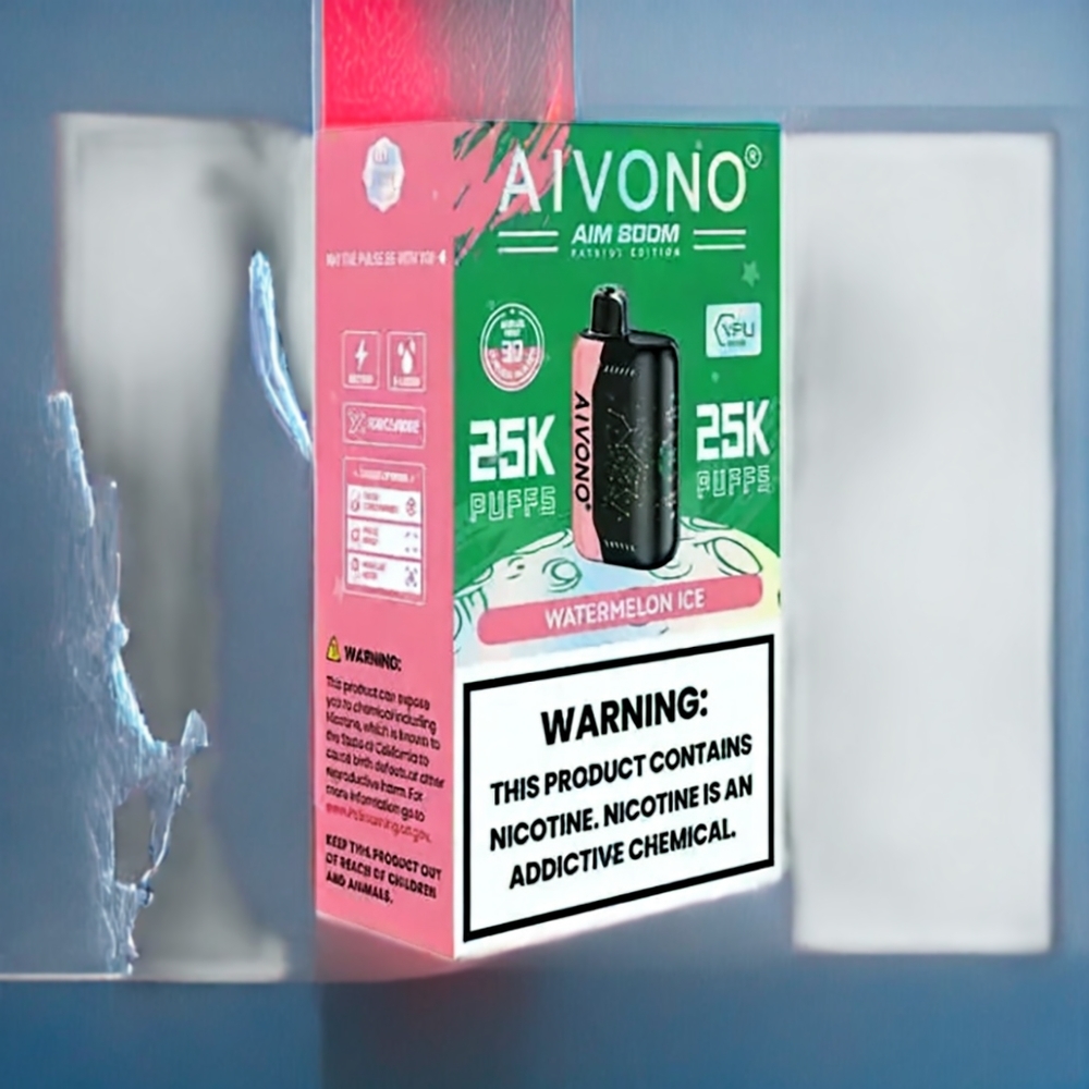 Vattenmelon Is Aivono Aim Boom 25000 Puffar 28ml 650mAh Type-C Sverigegrossist