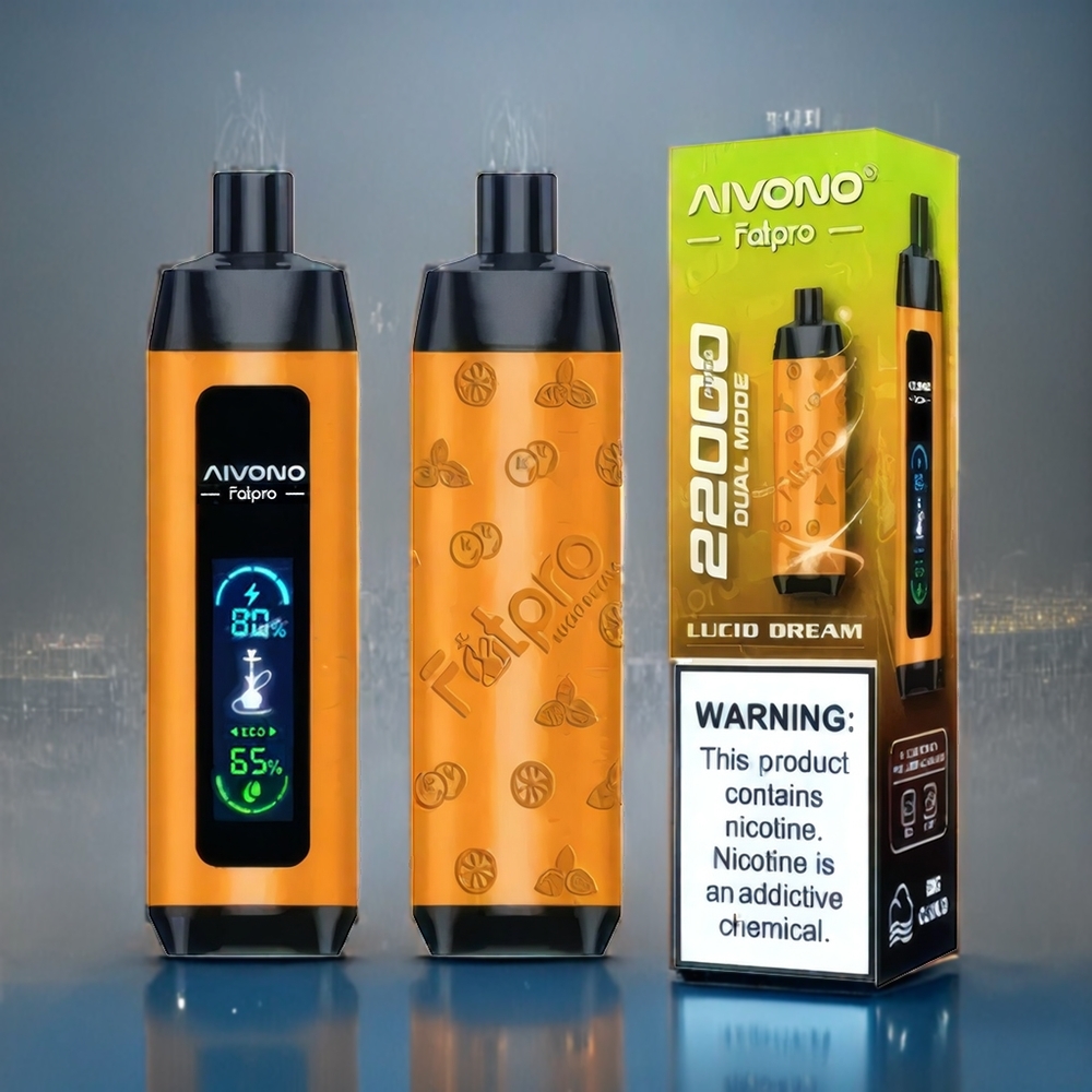 Citron & Blåbär Aivono Aim Fatpro 22000 Puffar 28ML 5% Nikotin Sverige Grossist