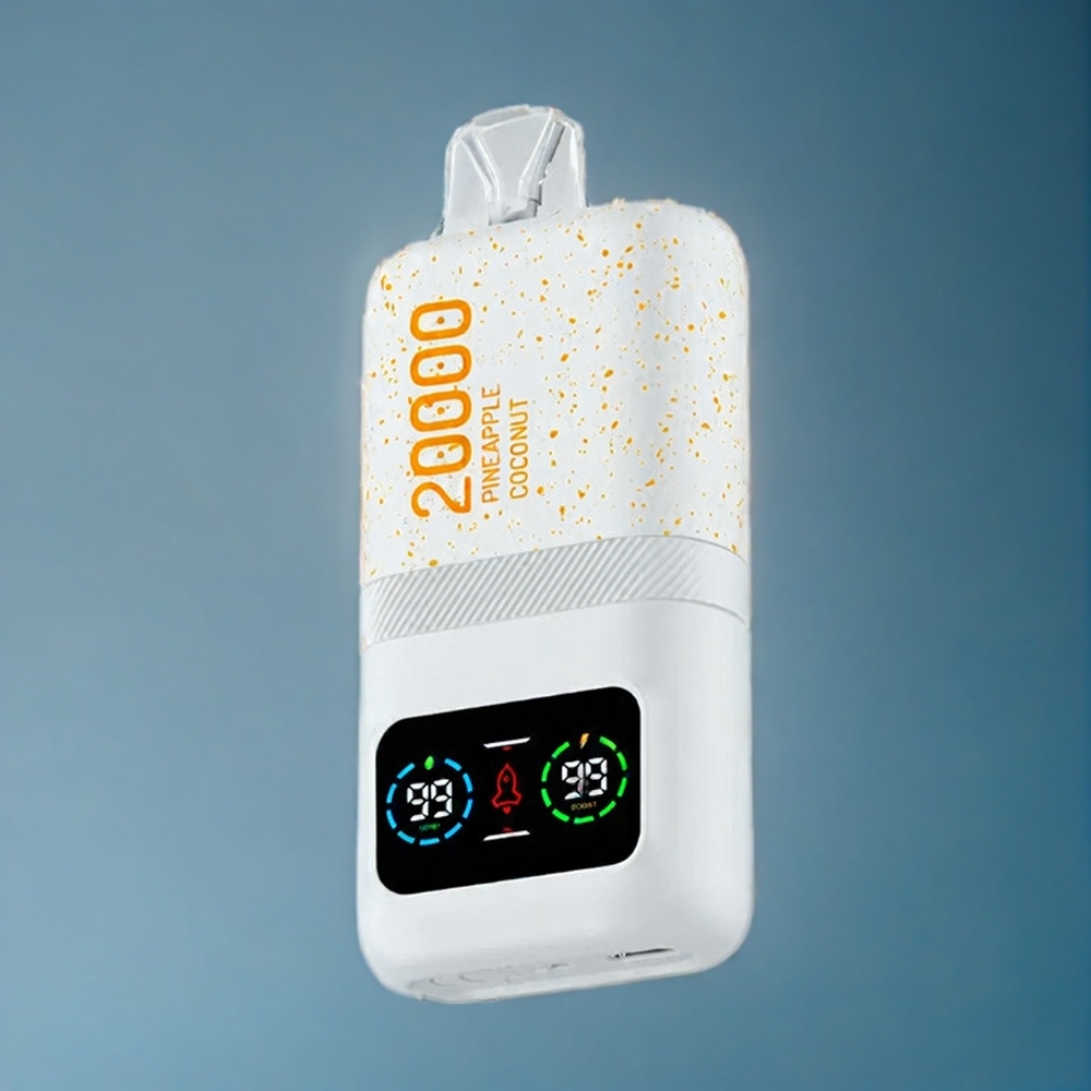 Ananas Kokos Aivono AIM MAGIC 20000 Puffar Sverige Grossist Dual Mesh Coils LCD Display Type-C 26ml 600mAh