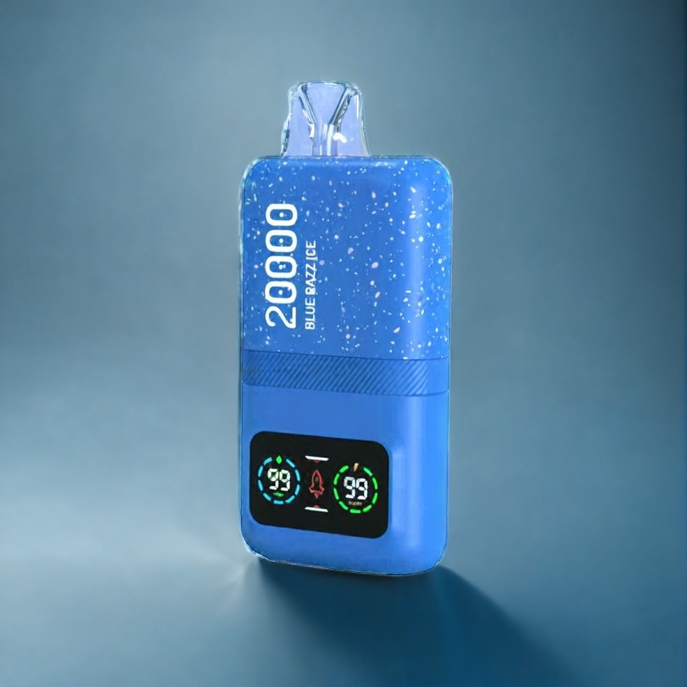 Blå Hallon Is Aivono Aim Magic 20000 Puffar 26ml Dual Mesh Coil Type-C Sverige Grossist