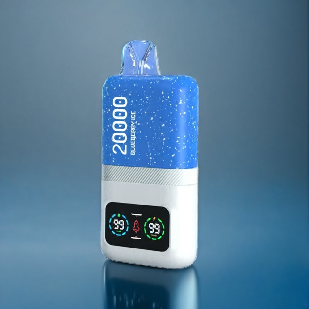 Blåbär Is Aivono Aim Magic 20000 Puffar (26ml Dual Coil LCD Type-C 600mAh) Sverige Grossist