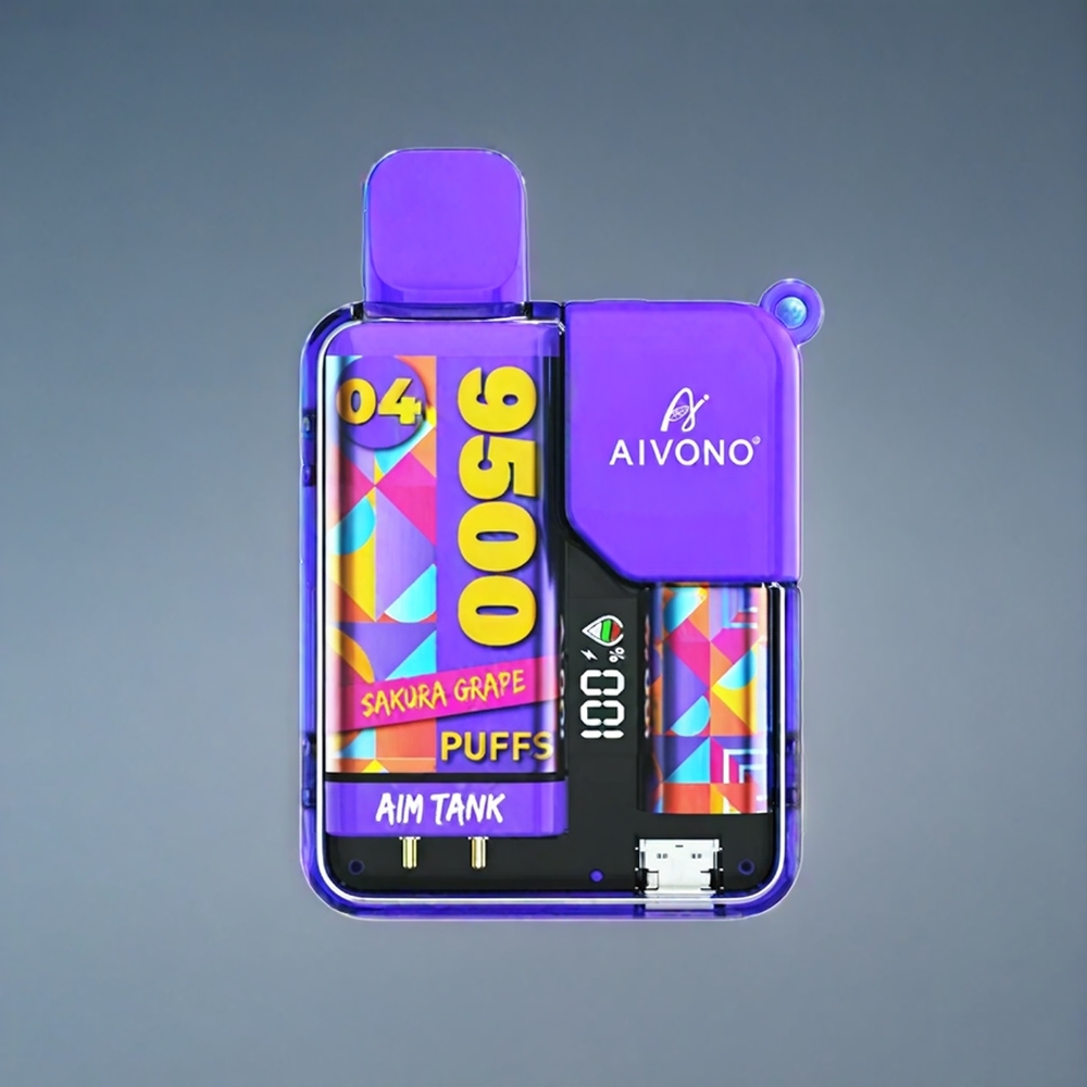 Sakura Vindruva Aivono AIM-TANK 9500 Puffar 18ml 650mAh LCD Sverige Grossist