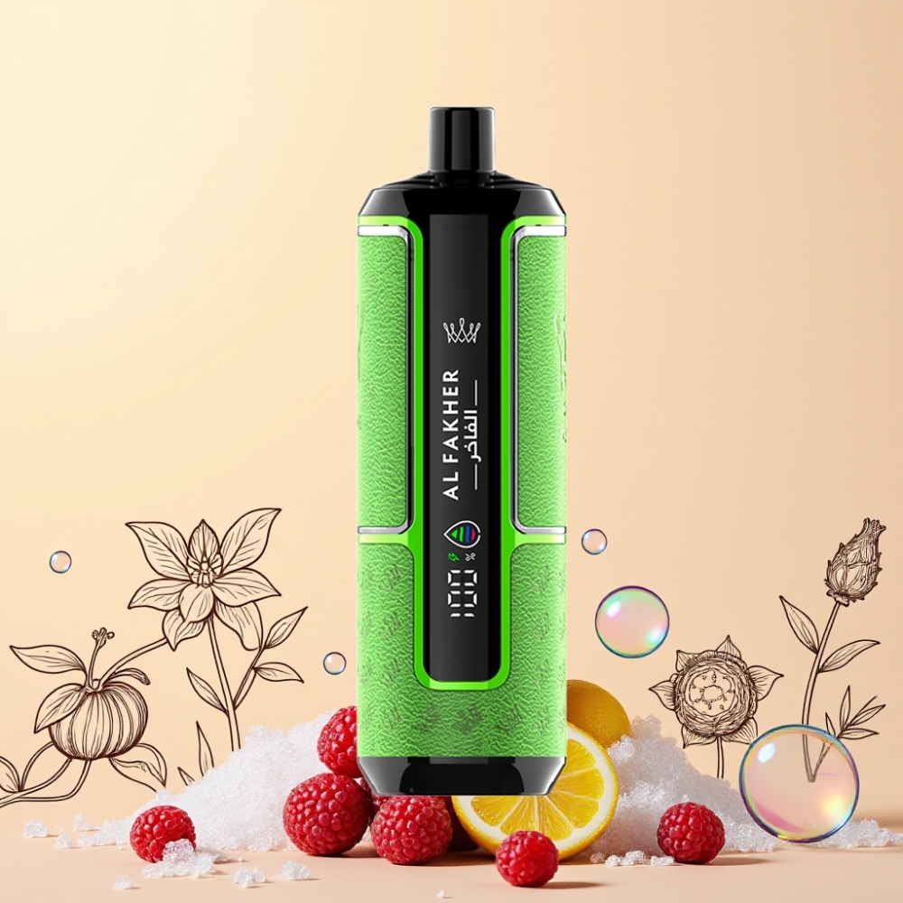 Al Fakher Crown Bar 15K Hypermax 15 000 Mun Type-C Port 600mAh 22ml Sverige Grossist Blå Hallon Lemonad
