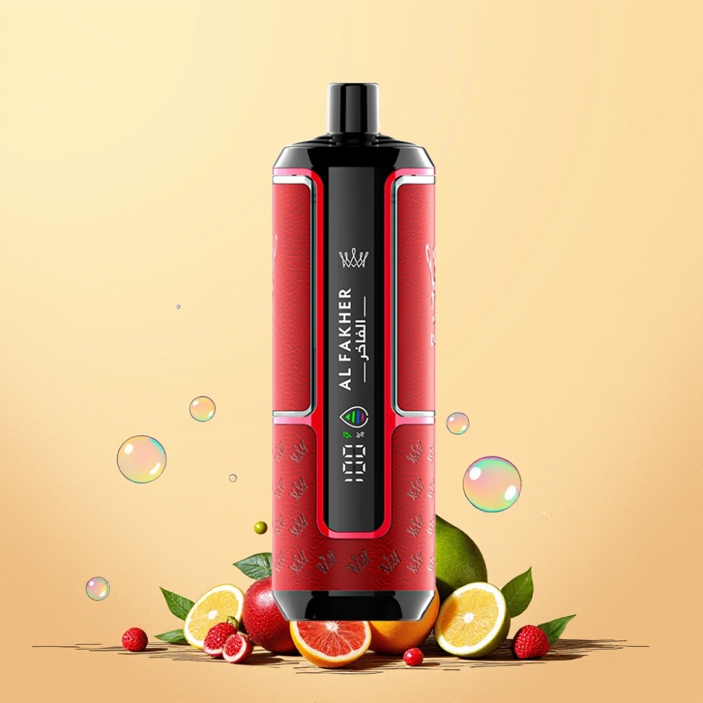 Al Fakher Crown Bar 15K Hypermax Sverige Grossist 22ml 600mAh Type-C 20mg DTL Bärbar Engångs Vape Kit