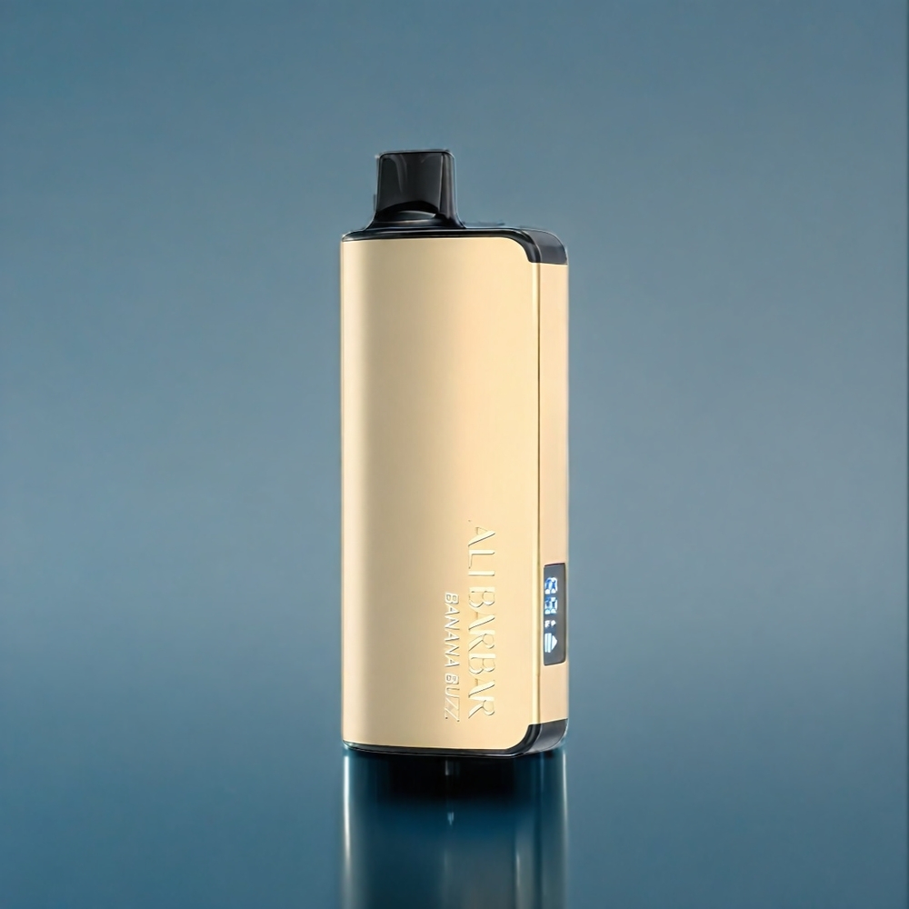 Banana Buzz Alibarbar Ingot 9000 Puffar 22ml 2350mAh LED Sverige Grossist