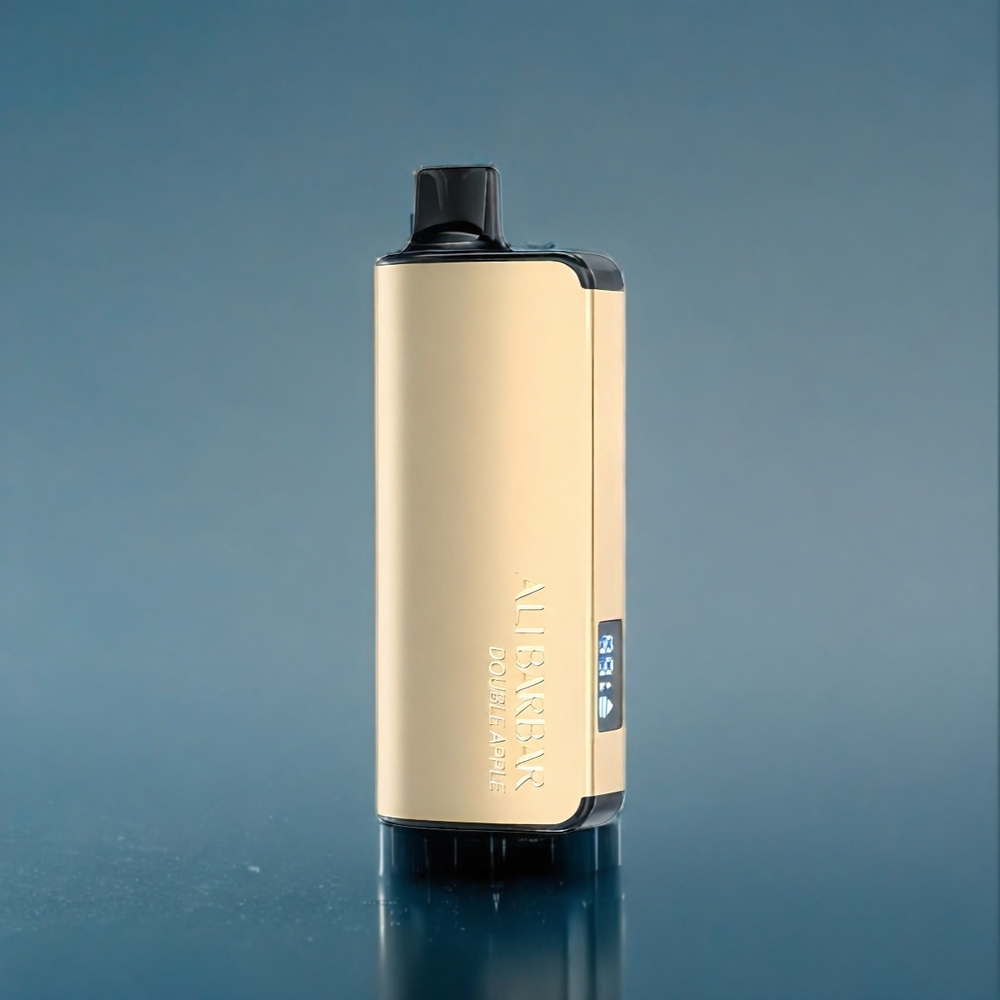 Dubbel Äpple Alibarbar Ingot 9000 Puffar 22ml 2350mah LED Sverigegrossist