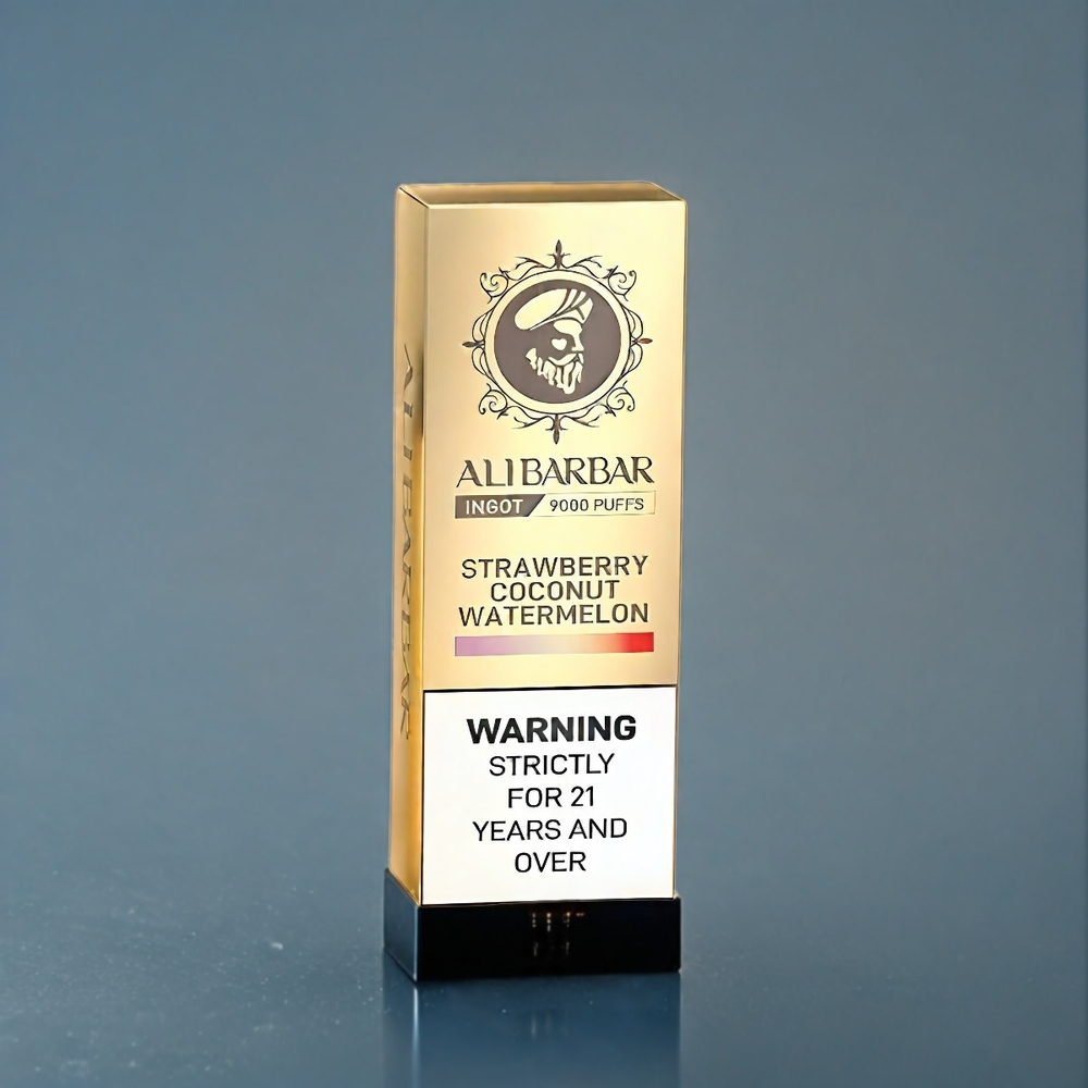 Jordgubb Kokos Vattenmelon Alibarbar Ingot 22ml 9000 Puffar 2350mAh Sverige Grossist\'\'