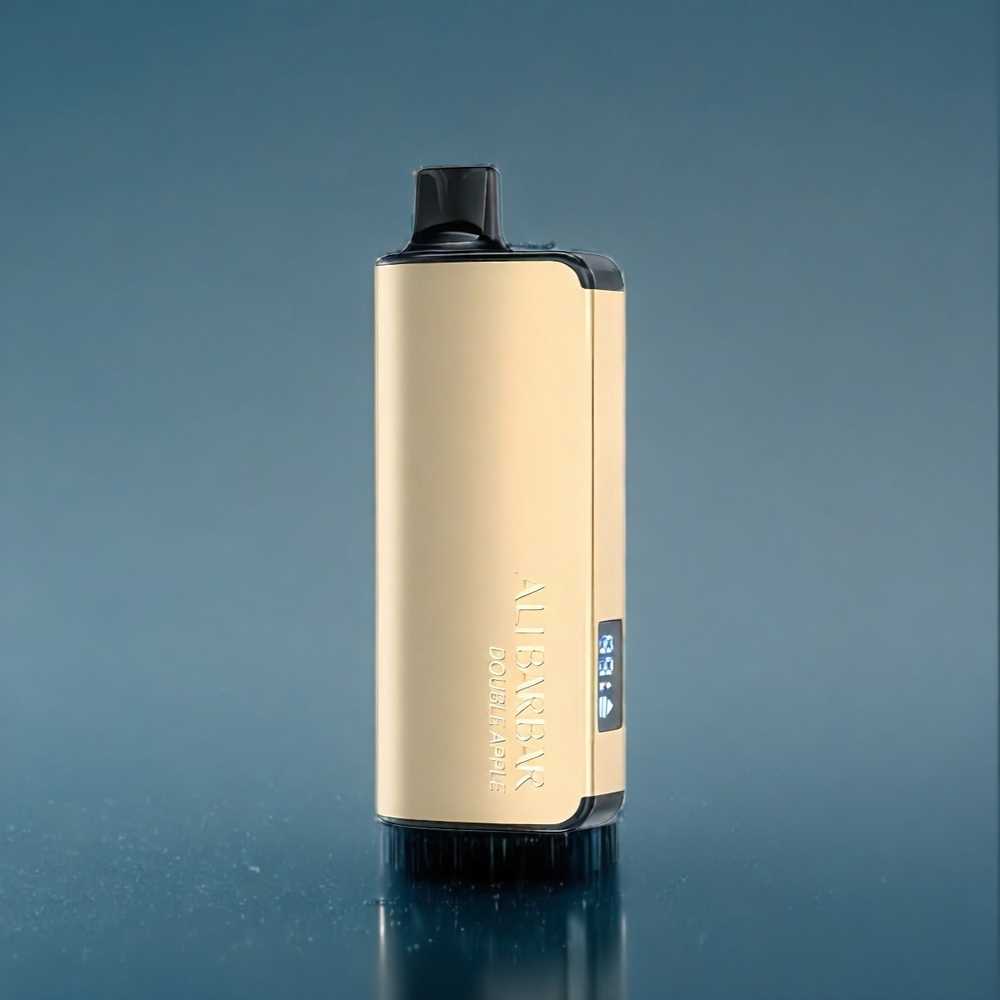 Svarta Skogen Alibarbar Ingot 9000 Puffar Sverige Grossist 22ml 2350mAh LED 1.2 Ohm