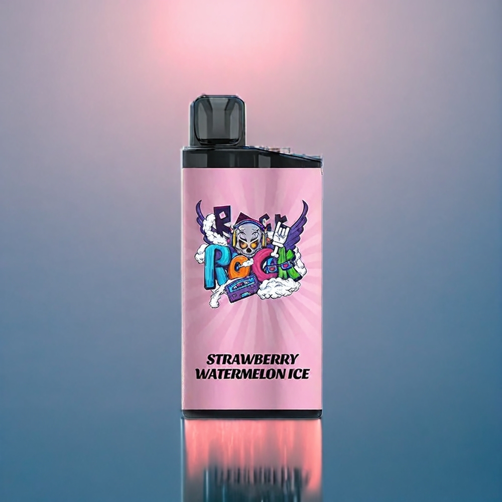 Jordgubb Vattenmelon Is Iget Bar Sverige Grossist 3500 Puffar 1.2 Ohm Mesh Coil 1400 mAh PC ALU