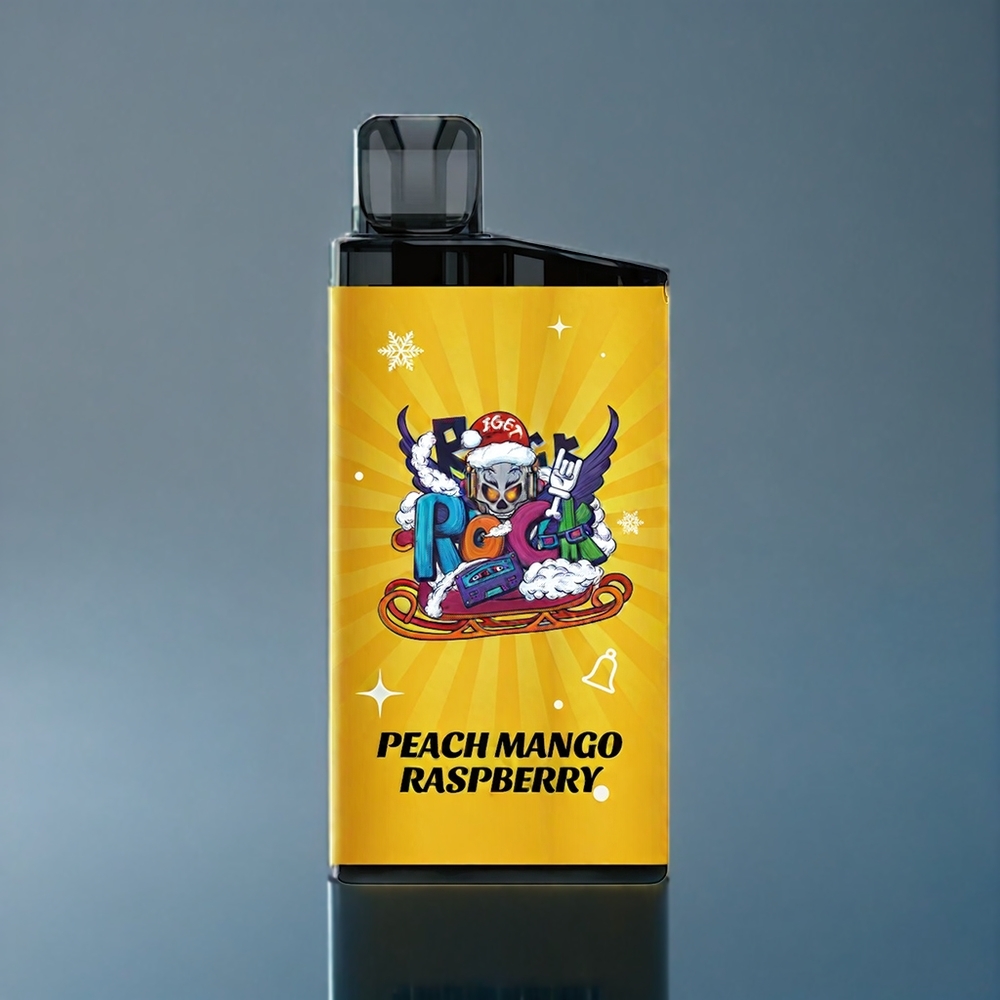 Persika Mango Hallon Iget Bar Sverige Grossist 3500 Puffar 1.2 Ohm Mesh Coil 1400 mAh