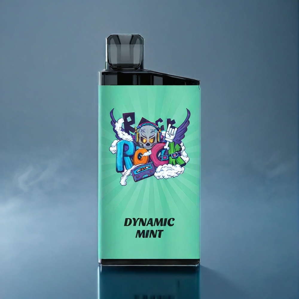 Äpple-Melon Iget Bar 3500 Dånder Munter Vape 41.3x21.3x94.5mm 1.2 Ohm Mesh Coil 1400 mAh PC ALU 78g Sverige Grossist