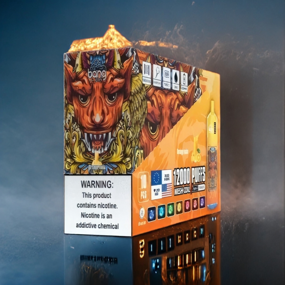 Apelsin Soda Bang Box 12000 Puffar 23ML 650mAh TYPE-C 5V 1A PC 0%-5% Sverige Grossist