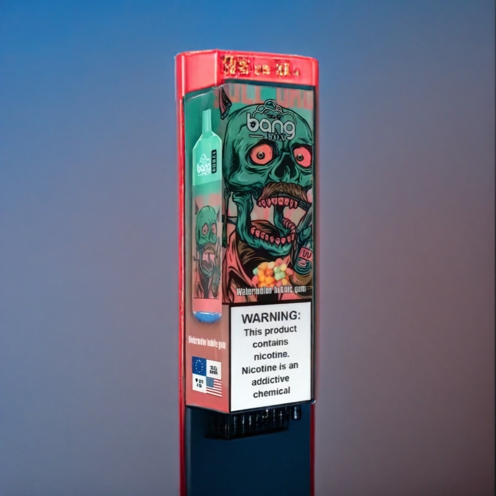 Vattenmelons Tuggummi Bubbla Bang Box 12000 Puffar 23ML 650mAh TYPE-C PC Salt Nic 0%-5% Sverige Grossist