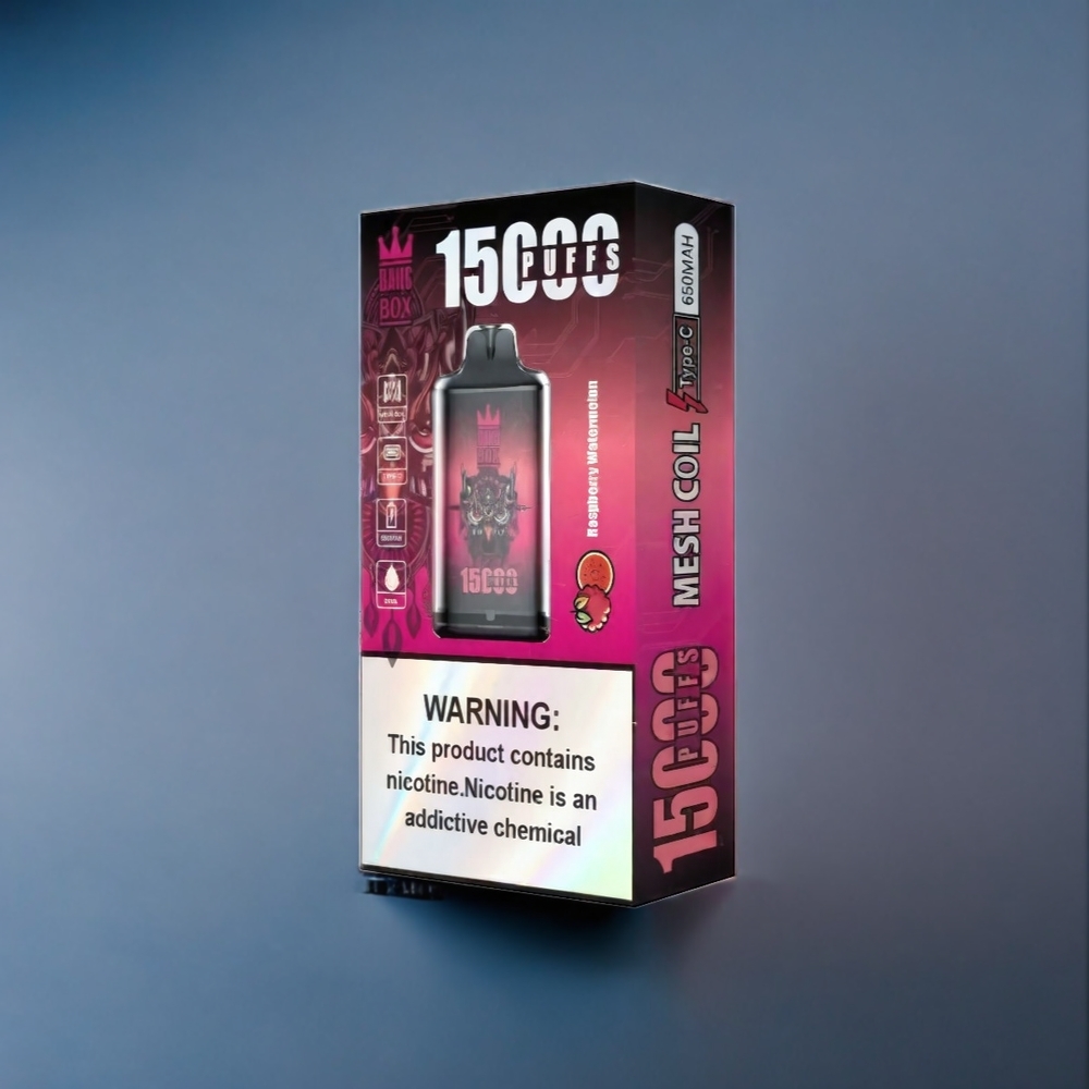 Hallon Vattenmelon Bang Box 15000 Puffar 23ml 5% TYPE-C Sverige Grossist