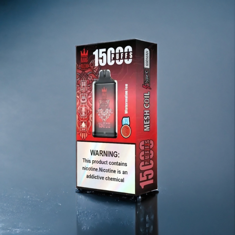 Vattenmelon Is Bang Box Sverige Grossist 15000 Puffar 23ml 5% TYPE-C 10 pcs/låda