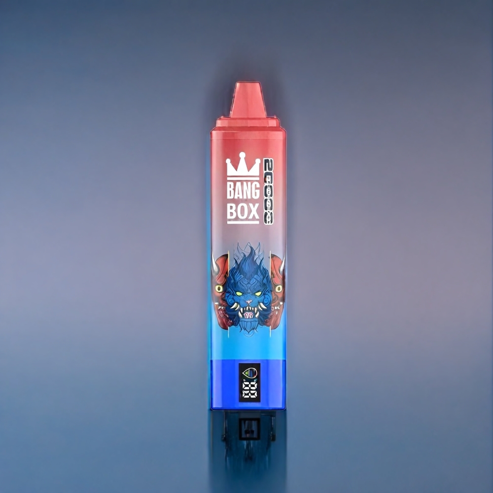 Blå Hallon Is Bang Box 20000 Puffar 35ml 5% Nicotine Mesh Coil Sverige Grossist