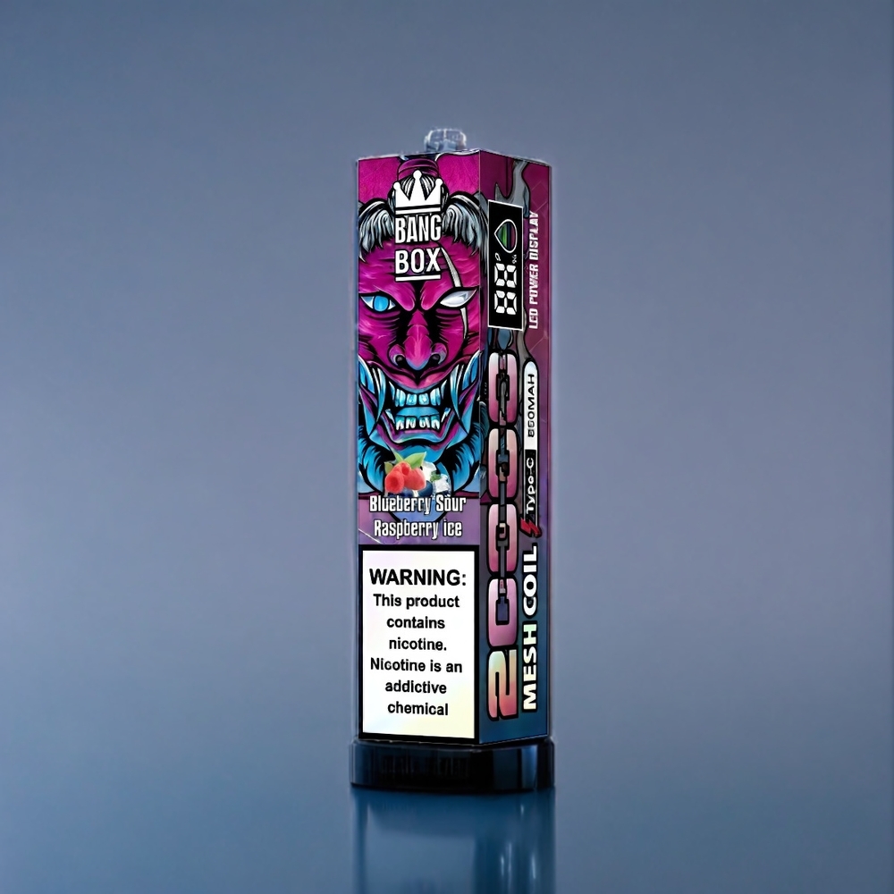 Blåbär Sur Hallon Is Bang Box 20000 Puffar 35ml 850mAh Sverige Grossist