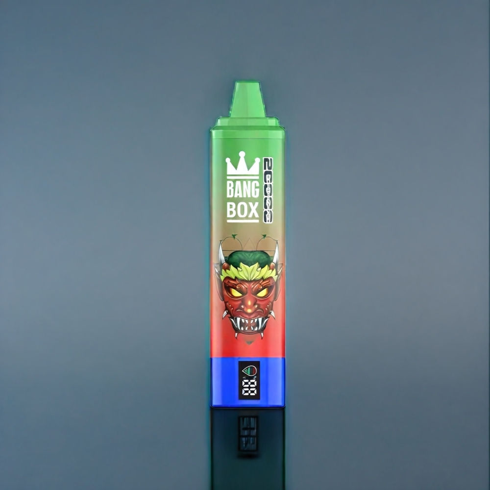 Jordgubb Vattenmelon Bang Box 20000 Puffar 5% Nikotin 35ml Svensk Grossist Mesh Coil