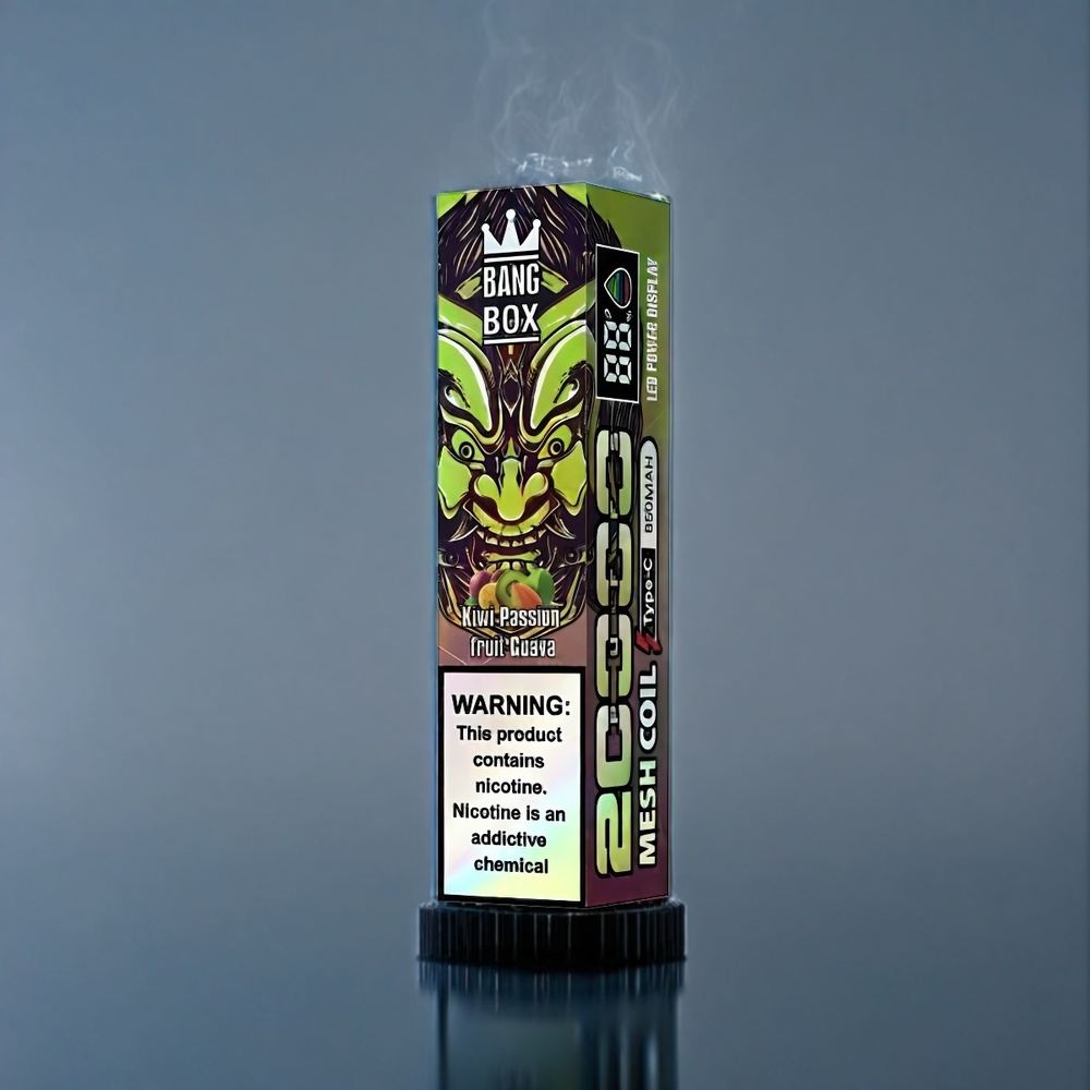 Kiwi Passionfrukt Guava Bang Box 20000 Puffar 5% Nicotine 850mah Sverige Grossist