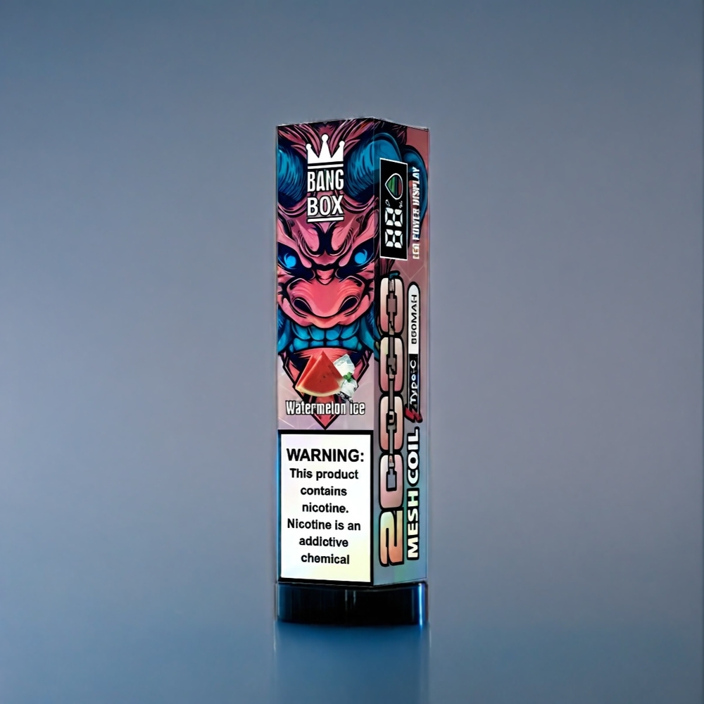 Vattenmelon Is Bang Box 20000 Puffar 35ml 850mah Mesh Sverige Grossist