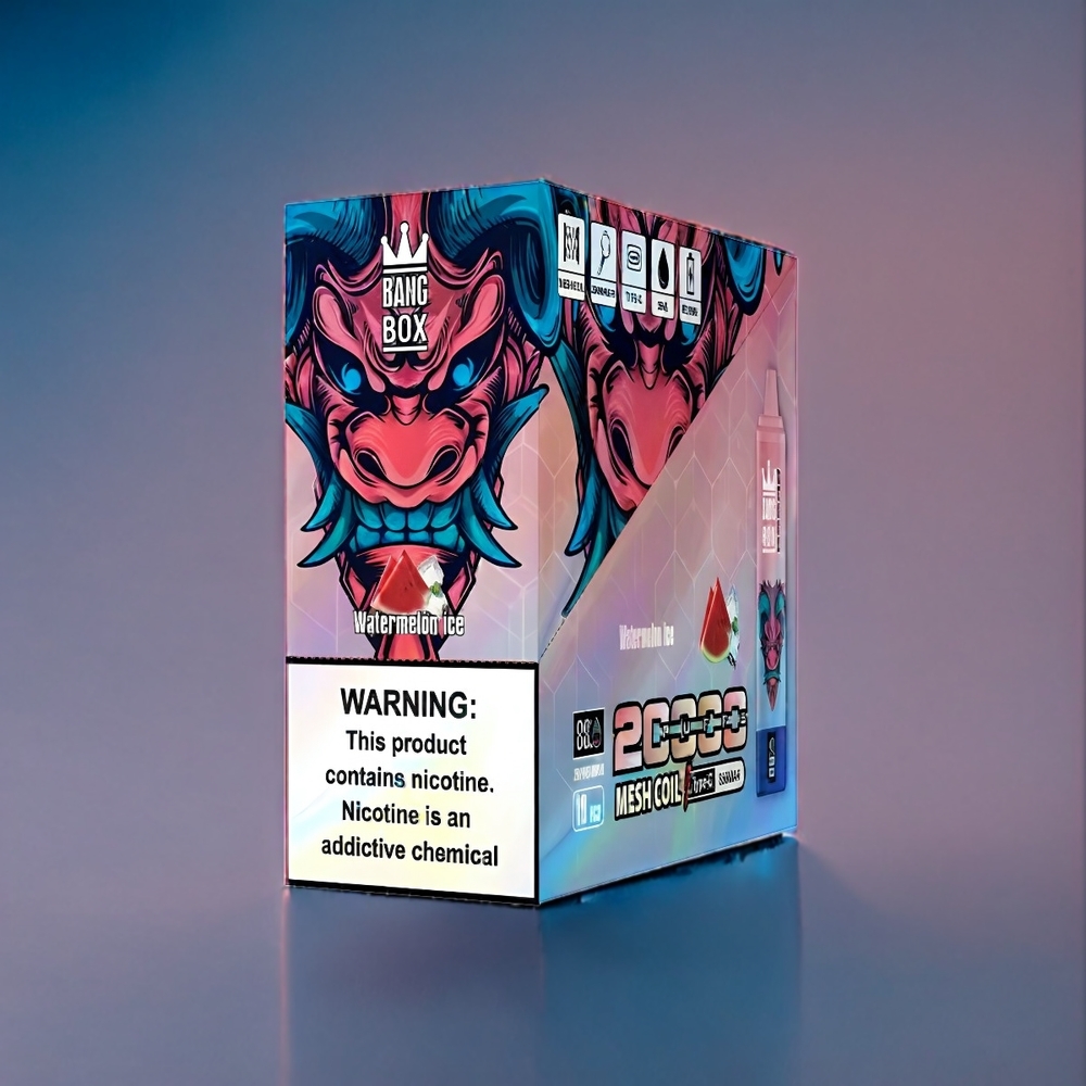 Vattenmelon Is Bang Box 20000 Puffar 35ml 850mah Mesh Sverige Grossist