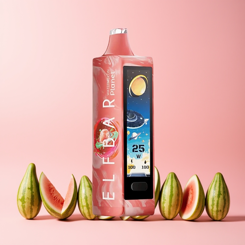 Elf Bar Planet 25000 Puffar Laddningsbar Mesh Vattenmelon Sverige Grossist