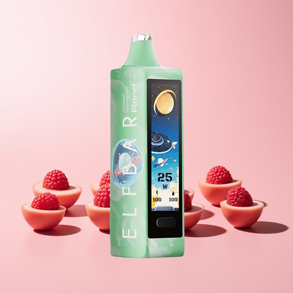 Elf Bar Planet 25000 Pustar Laddningsbar Mesh 800mAh 18ml Sverige Grossist Jasmin Hallon