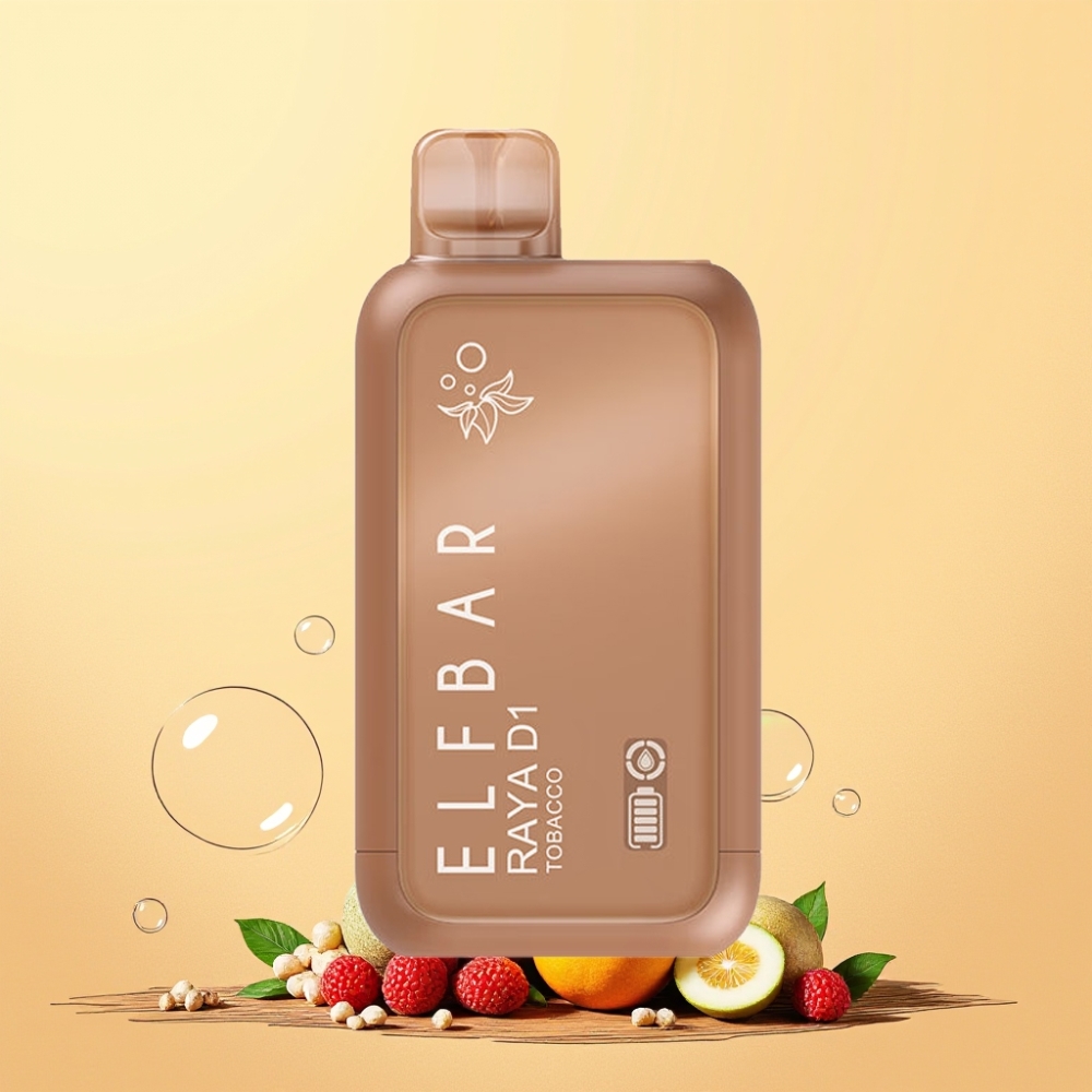 Elf Bar Raya D1 13000 Puff Laddningsbar 650mAh 18ml Tobak Sverige Grossist