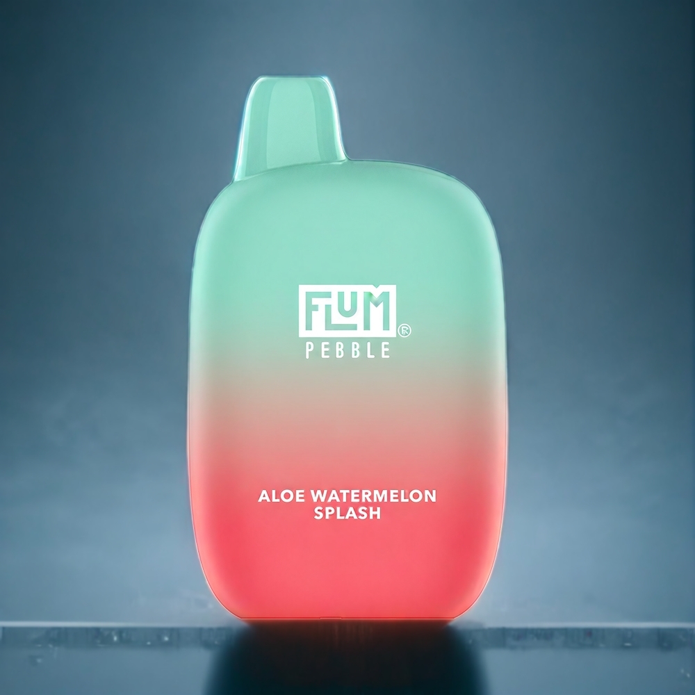Aloe Vattenmelon Smak Flum Pebble 6000 Puffar 10ml 5% Niktin 500mAh Mesh Coil Type-C Sverige Grossist